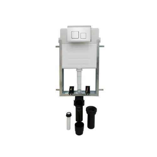 Zilver Concealed Flush Tank with Frame
