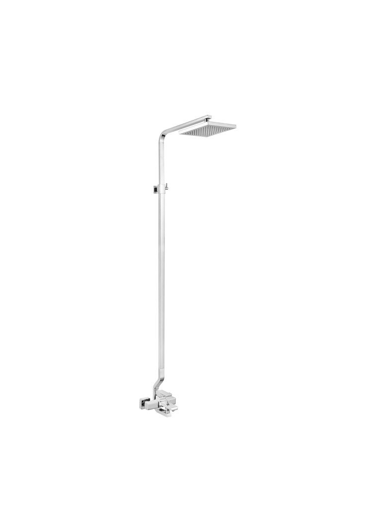 Zilver Kare Bath Mixer With Open Shower
