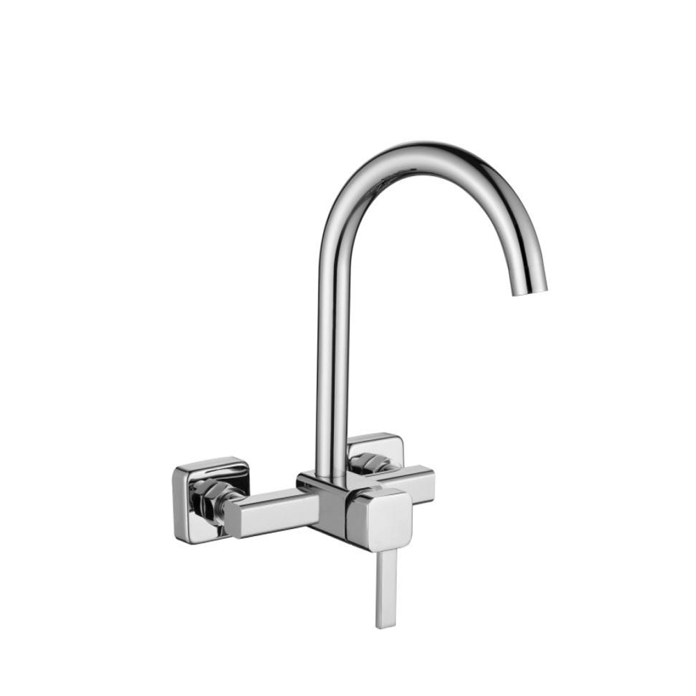 Zilver Single Lever Wall Mounted Kitchen Mixer