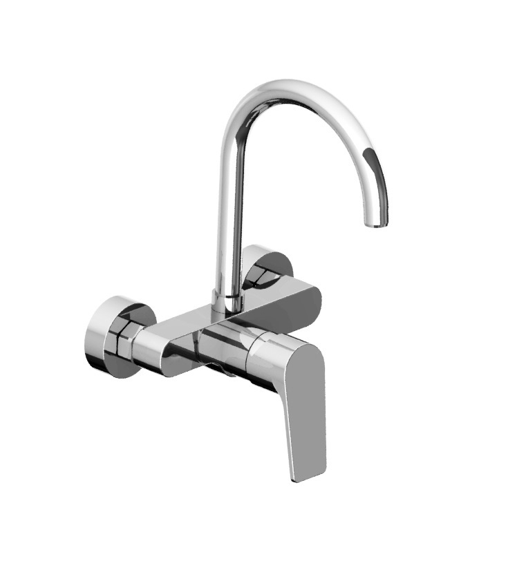 Zilver Wall Mounted Sink Mixer