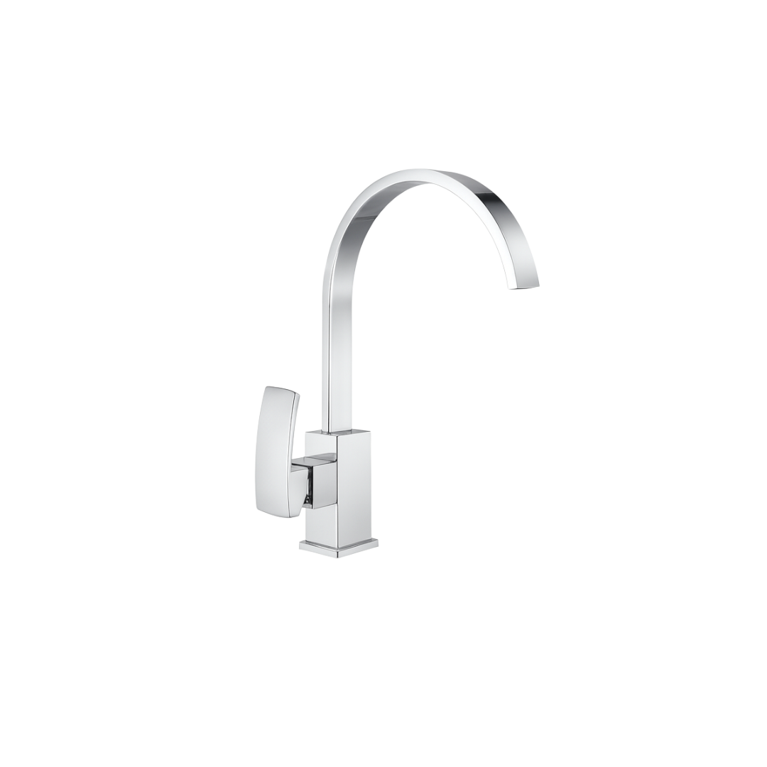 Zilver Wave Sink Mixer